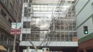 St. Louis Mayor Takes Wrecking Ball to St. Louis Centre Skybridge