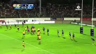 Visinia scores from 90 metres out
