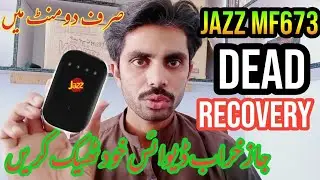 Jazz Mf673 Recovery File Jazz  Device recover and Unlock Done By Laptop Solution