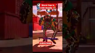 Worst Gun Is ?? 🧐🤔 COD Mobile || ❤️❤️ #shorts #short #codmobileshorts