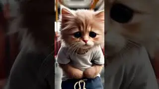 Those tiny tears could melt the hardest heart 💔🐾 #CryingKitten