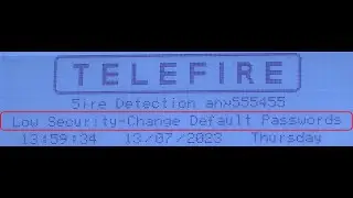 How to change default passwords english