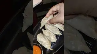 💯😍Juicy MOMOS Ever🙌|| Mushroom momos|| streetfood #short #shorts #ytshorts #momos