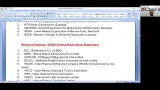 General knowledge pertaining to Indian railways on 05.10.2021 by Shri M Nageswara Rao Sr. Instructor