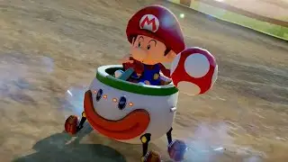Mario Kart 8 Deluxe - Shell Cup 150cc - Baby Mario Gameplay