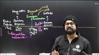 Lecture 29 : Political Awakening & INC 05 Extremists Era Swadeshi Movement | Abhishek Srivastava sir