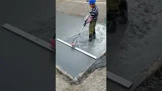 Leveling Concrete Like Butter! 🧈 This $120 Tool is a Gamechanger