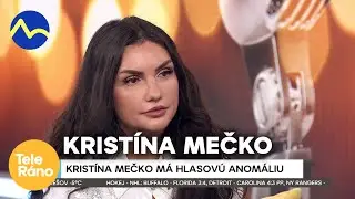 Rockerka Kristína Mečko má anomáliu v hlase | Teleráno