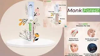 Tired of Dark Circles & Puffy eyes??? Try Monk Forest Under Eye  Gel!! #shorts #youtubeshorts