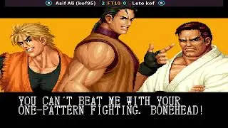 The King of Fighters '95 (Asif Ali (kof95) Vs Leto kof)  || Play date 27 Aug 24