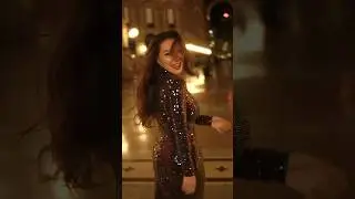 Irena Soprano in SOLANGEL crystal dress . Milan. Italy