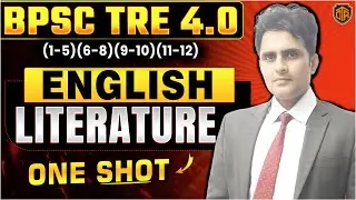 BPSC Tre 4.0 | BPSC Teacher English Literature Class | Bihar Teacher English Class Santosh Sir #tre4