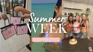 Summer week in my life!!🌊❤️🛍️ - *waterpark, pool party, shopping, friends*