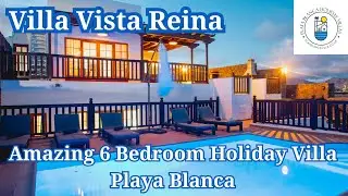 Экскурсия по потрясающей вилле Vista Reina &mdash; большая вилла &mdash; Плайя-Бланка, Лансароте &mdash; с собственным бассейном с подогревом