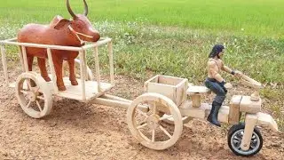 Diy top woodworking project Camel Bullock Cart mini horse Cart _ Diy Camel At home