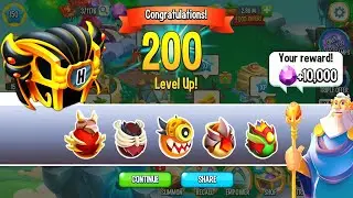 OPENING 200 FREE BLACK HEROIC CHEST in DRAGON CITY 2022! 😱