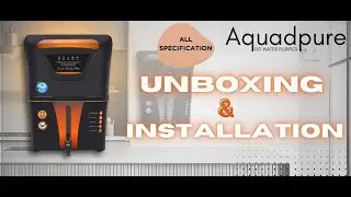AQUA D PURE Copper + Alkaline RO Water Purifier 12L RO+UV+UF Copper Unboxing and installation videos
