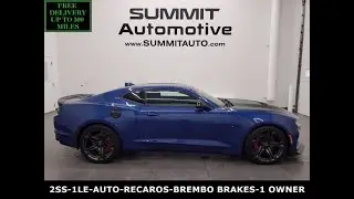 4K 2021 CHEVY CAMARO 2SS 1LE RIVERSIDE BLUE METALLIC WALKAROUND REVIEW 12812Z SOLD!