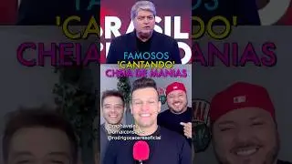 FAMOSOS &ldquo;CANTANDO&rdquo; CHEIA DE MANIAS
