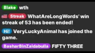 I Ended a Scripter's Winstreak of 53 in Word Bomb