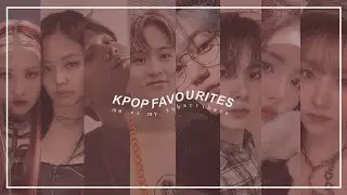 kpop favourites; me vs my subscribers