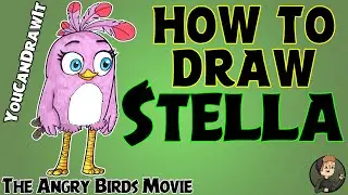 Как нарисовать Стеллу из Angry Birds The Movie ✎ YouCanDrawIt ツ 1080p HD