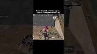 BGMI New Event Drop!🔥 Cleared &rsquo;Em All&hellip;Until the Unfortunate End 😱 | #shorts #bgmi