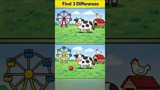 find 3 differences #20 #puzzle #quiz #quiztime  #puzzlegame #findthedifference #find #puzzlequiz