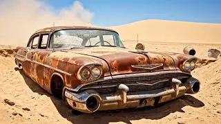 From Desert Dust to Red Glory: The AI-Driven Resurrection of a 1940s–1950s Buick Roadmaster