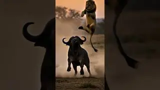 Buffalo vs Lion | LION FAIL