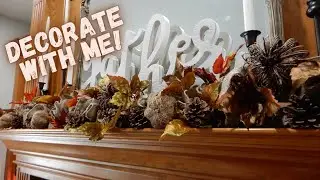Fall 2021 Decorate With Me: Family Room Mantle!