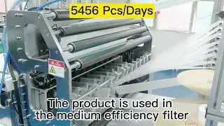 Fully automatic air filter bag making machine