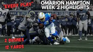Omarion Hampton EVERY PLAY vs Rams 🔥 | NFL Preseason Week 2