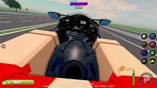 wheeling with a motorcyckel and driving fast