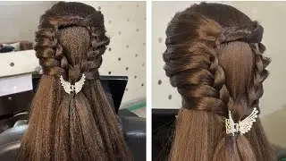 Very easy open hair hairstyle | Most beautiful open hairstyle | popular and elegant hairstyle 