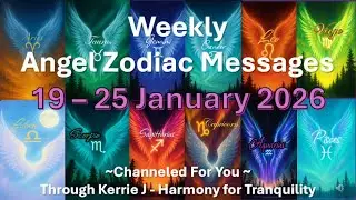 Angel Oracle Messages for All Zodiac Signs | 19&ndash;25 January 2026 | Weekly Angel Guidance