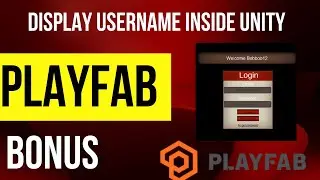 Unity Playfab Tutorial - Show your display name ingame - Bonus video