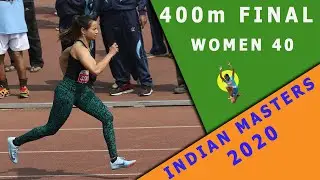 400m Final || Women 40 || 41St. National Masters Athletics Championships 2020 Imphal Manipur Inidia.