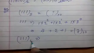 BINARY TO DECIMAL CONVERSION HINDI || binary to decimal conversion very short tricks || binary