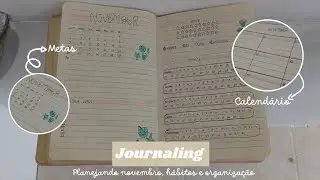 Journaling | planeje novembro comigo!