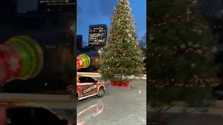 Charming up Central Park 🎄 #christmas #holidays #drift #christmastree
