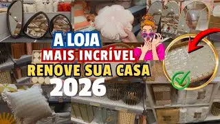 😱 RENOVE SUA CASA COM ESSAS NOVIDADES LINDAS PIREI COM TANTA COISA NESSA LOJA INCRÍVEL 🏷