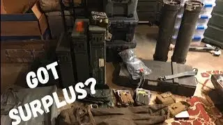 Selling All My Stuff - Showing Some Military Surplus Items And What How I Use It