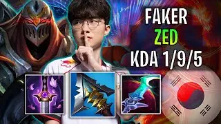 T1 Faker Plays Zed Mid vs Yone! | Patch 2025.S1.3
