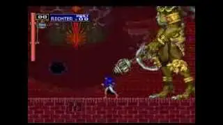 Castlevania SotN (Richter, Saturn) Boss 18 Galamoth (No Dmg, SubWeapons)