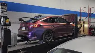 Big Turbo (27WON Kuro) FL5 Honda Civic Type R Dyno!