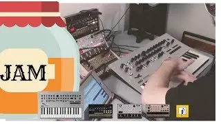 #Jamuary2018 with Korg Minilogue + Volca Beats + Bass + Keys + iPad (Suggester)