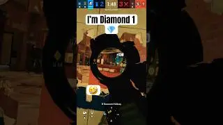 I&rsquo;m Diamond 1 💎🤣 #r6 #gaming #rainbowxsix #diamond1 #shorts #reels #viralvideo #clip #clips #win