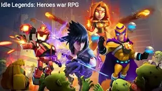 Idle Legends: Heroes war RPG-gameplay