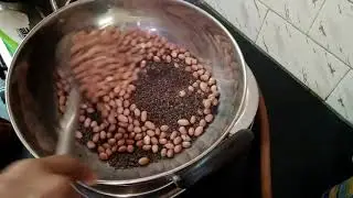 How to fry groundnut in sand | in tamil